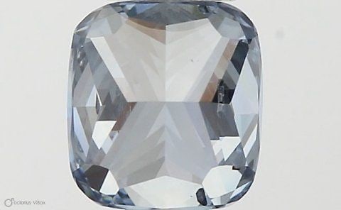 Loose Diamond - CUSHION MODIFIED 0.61ct Fancy Vivid Blue SI2: Loose Diamond - CUSHION MODIFIED 0.61ct Fancy Vivid Blue SI2 Source: This is a real non-mined Diamond that has been grown in a lab Shape: CUSHION MODIFIED Carats: 0.61 Color: Fancy Vivid Blue Certific