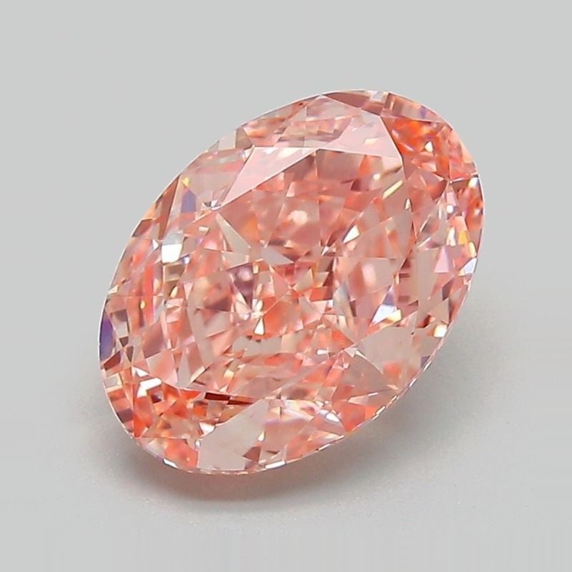 Loose Diamond - OVAL 2.73ct Fancy Vivid Pink VS1: Loose Diamond - OVAL 2.73ct Fancy Vivid Pink VS1 Source: This is a real non-mined Diamond that has been grown in a lab Shape: OVAL Carats: 2.73 Color: Fancy Vivid Pink Certification: IGI Video: