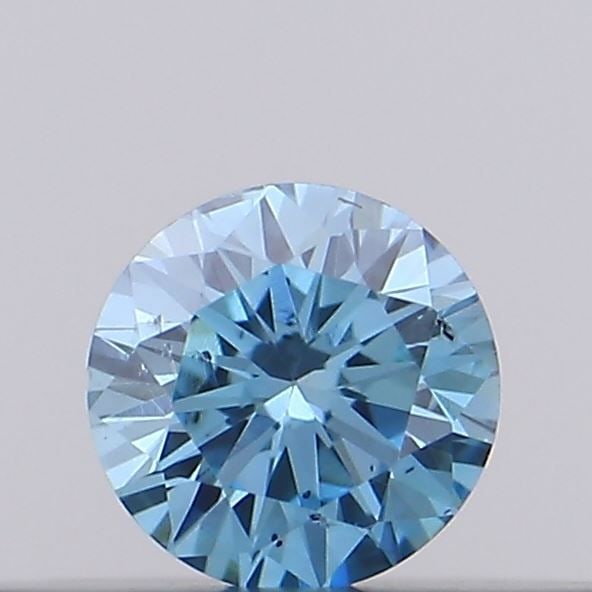 Loose Diamond - ROUND 0.1ct Fancy Vivid Blue SI2: Loose Diamond - ROUND 0.1ct Fancy Vivid Blue SI2 Source: This is a real non-mined Diamond that has been grown in a lab Shape: ROUND Carats: 0.1 Color: Fancy Vivid Blue Certification: IGI Video: