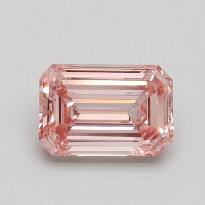 Loose Diamond - EMERALD 0.7ct Fancy Intense Pink VS2: Loose Diamond - EMERALD 0.7ct Fancy Intense Pink VS2 Source: This is a real non-mined Diamond that has been grown in a lab Shape: EMERALD Carats: 0.7 Color: Fancy Intense Pink Certification: IGI Video