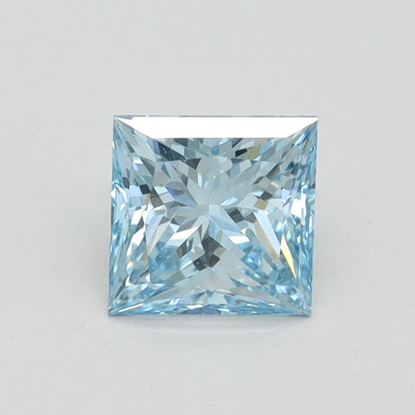 Loose Diamond - PRINCESS 1.02ct Fancy Intense Blue VS1: Loose Diamond - PRINCESS 1.02ct Fancy Intense Blue VS1 Source: This is a real non-mined Diamond that has been grown in a lab Shape: PRINCESS Carats: 1.02 Color: Fancy Intense Blue Certification: IGI
