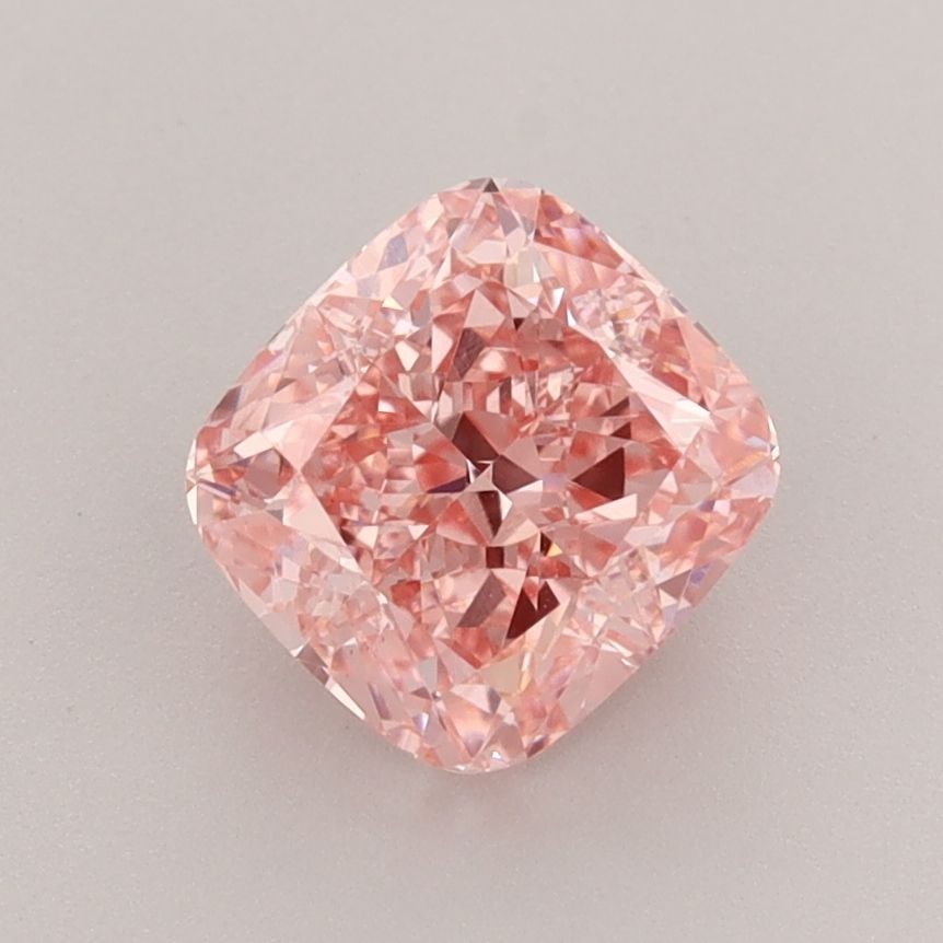 Loose Diamond - CUSHION BRILLIANT 1.75ct Fancy Vivid Pink VS1: Loose Diamond - CUSHION BRILLIANT 1.75ct Fancy Vivid Pink VS1 Source: This is a real non-mined Diamond that has been grown in a lab Shape: CUSHION BRILLIANT Carats: 1.75 Color: Fancy Vivid Pink Certif