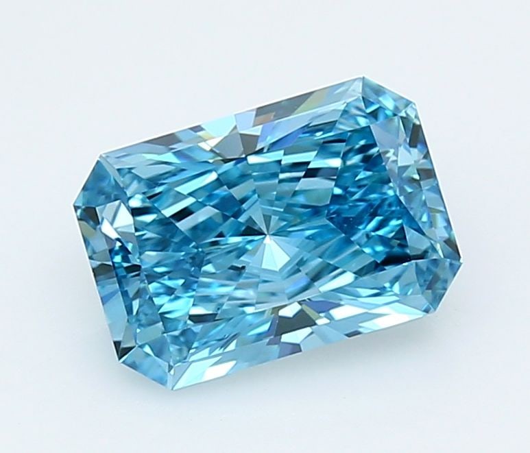 Loose Diamond - RADIANT 2.5ct Fancy Vivid Blue VS1: Loose Diamond - RADIANT 2.5ct Fancy Vivid Blue VS1 Source: This is a real non-mined Diamond that has been grown in a lab Shape: RADIANT Carats: 2.5 Color: Fancy Vivid Blue Certification: IGI Video:
