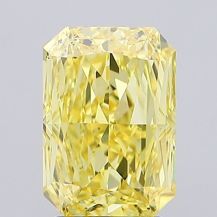 Loose Diamond - RADIANT 3.0ct Fancy Vivid Yellow VS2: Loose Diamond - RADIANT 3.0ct Fancy Vivid Yellow VS2 Source: This is a real non-mined Diamond that has been grown in a lab Shape: RADIANT Carats: 3.0 Color: Fancy Vivid Yellow Certification: IGI