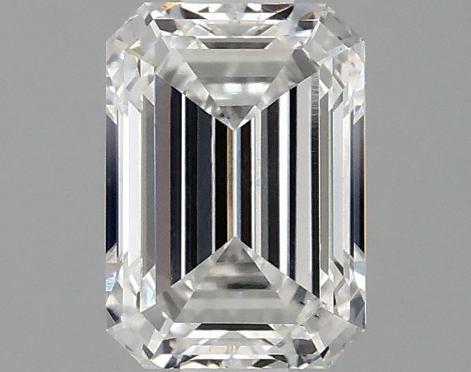 Loose Diamond - EMERALD 1.59ct E VS2: Loose Diamond - EMERALD 1.59ct E VS2 Source: This is a real non-mined Diamond that has been grown in a lab Shape: EMERALD Carats: 1.59 Color: E Clarity: VS2 Certification: IGI Video:
