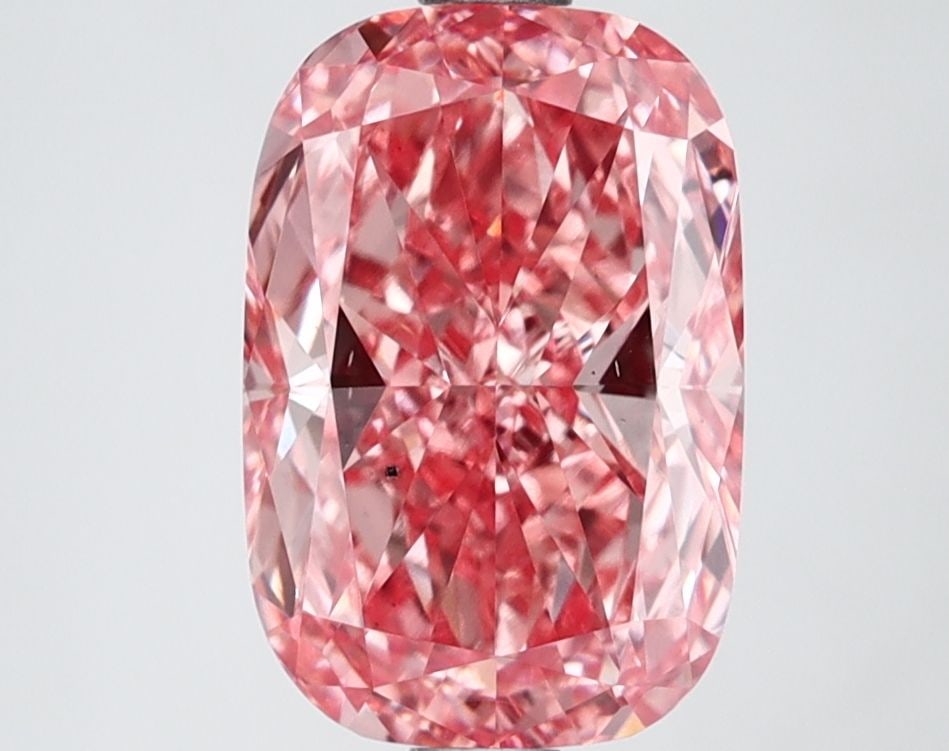 Loose Diamond - CUSHION MODIFIED 2.58ct Fancy Vivid Pink VS2: Loose Diamond - CUSHION MODIFIED 2.58ct Fancy Vivid Pink VS2 Source: This is a real non-mined Diamond that has been grown in a lab Shape: CUSHION MODIFIED Carats: 2.58 Color: Fancy Vivid Pink Certific