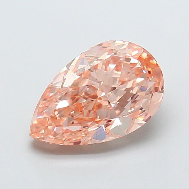 Loose Diamond - PEAR 3.07ct Fancy Light Orangey Brown VS2: Loose Diamond - PEAR 3.07ct Fancy Light Orangey Brown VS2 Source: This is a real non-mined Diamond that has been grown in a lab Shape: PEAR Carats: 3.07 Color: Fancy Light Orangey Brown