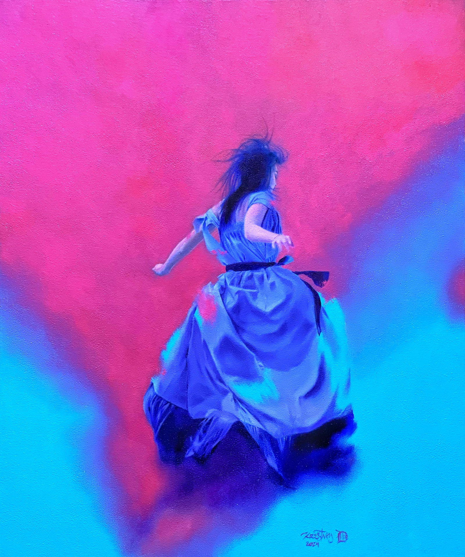 Dmitriy Krestniy Before the Storm 24x20 Oil Painting on Canvas (1 of 1)