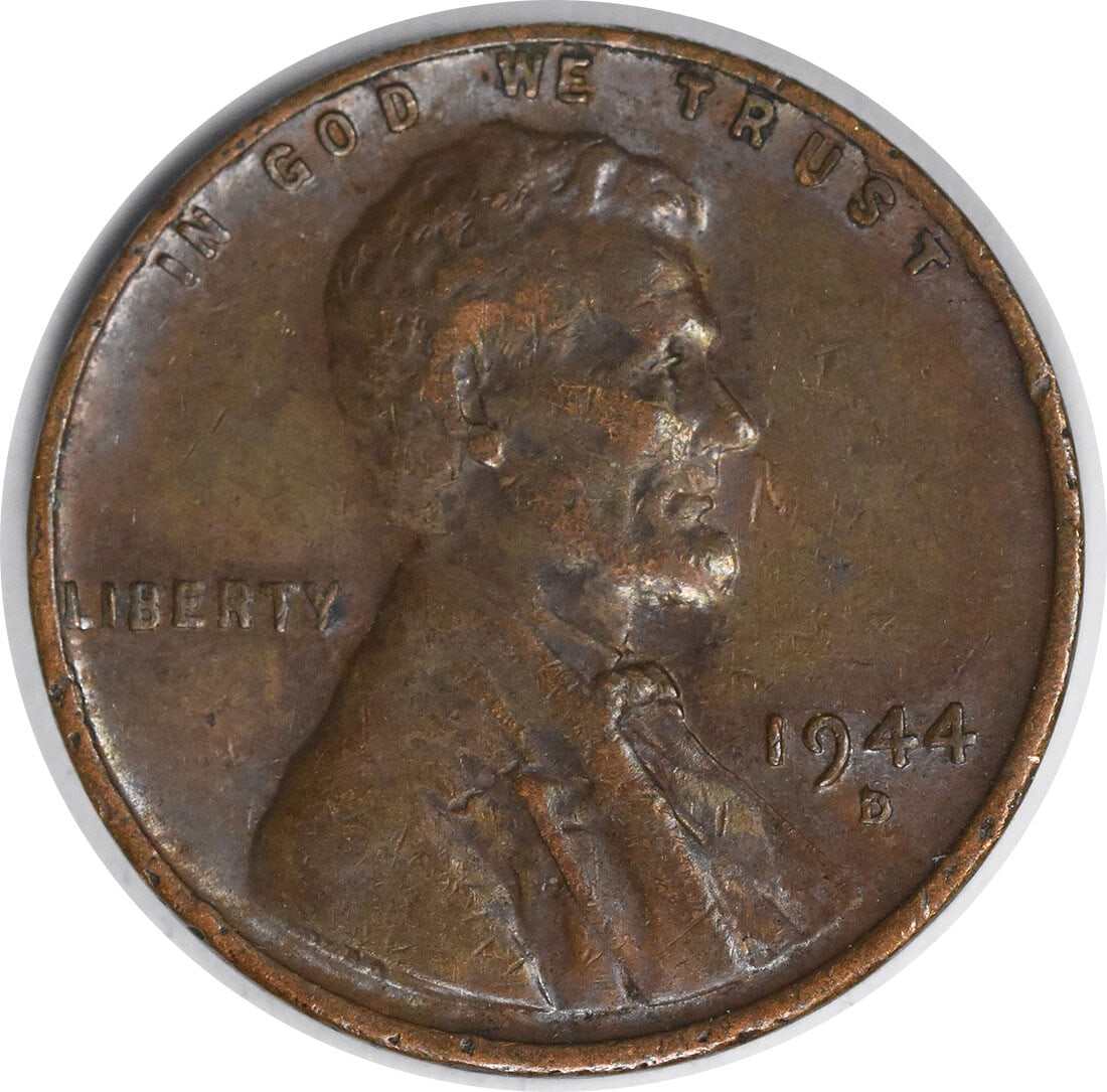 1944 Denver Over Mintmark Lincoln Wheat Cent FS-511 Extremely Fine Uncertified (1 of 2)
