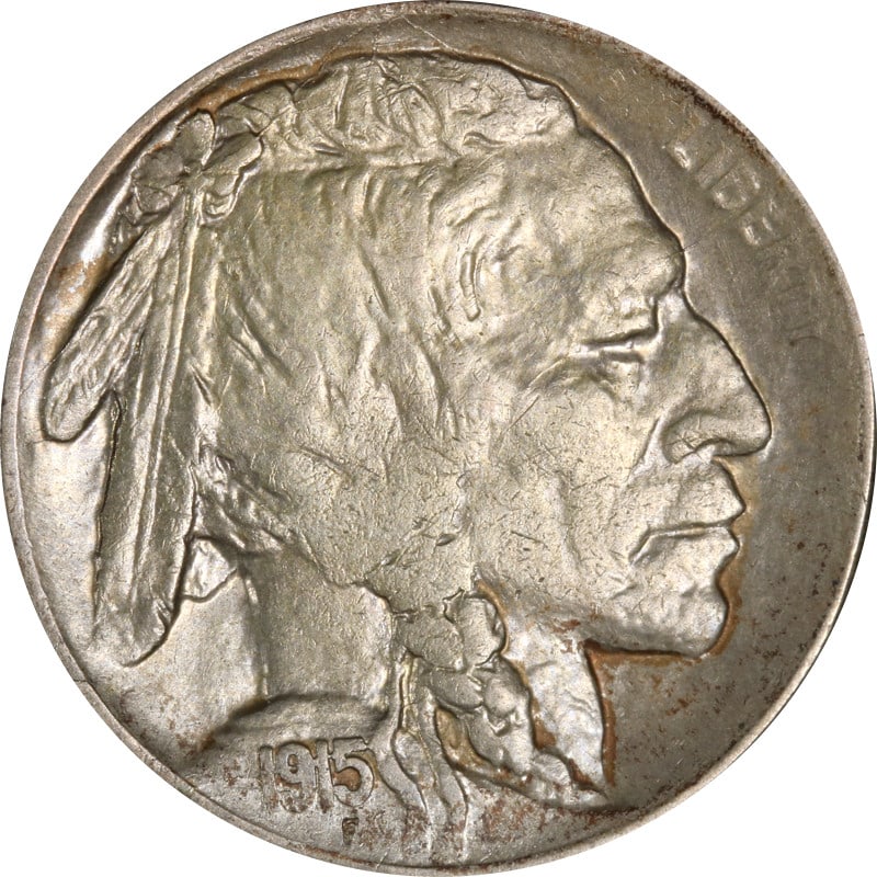 1915-D Buffalo Nickel Circulated Vintage Coin Uncertified (1 of 2)