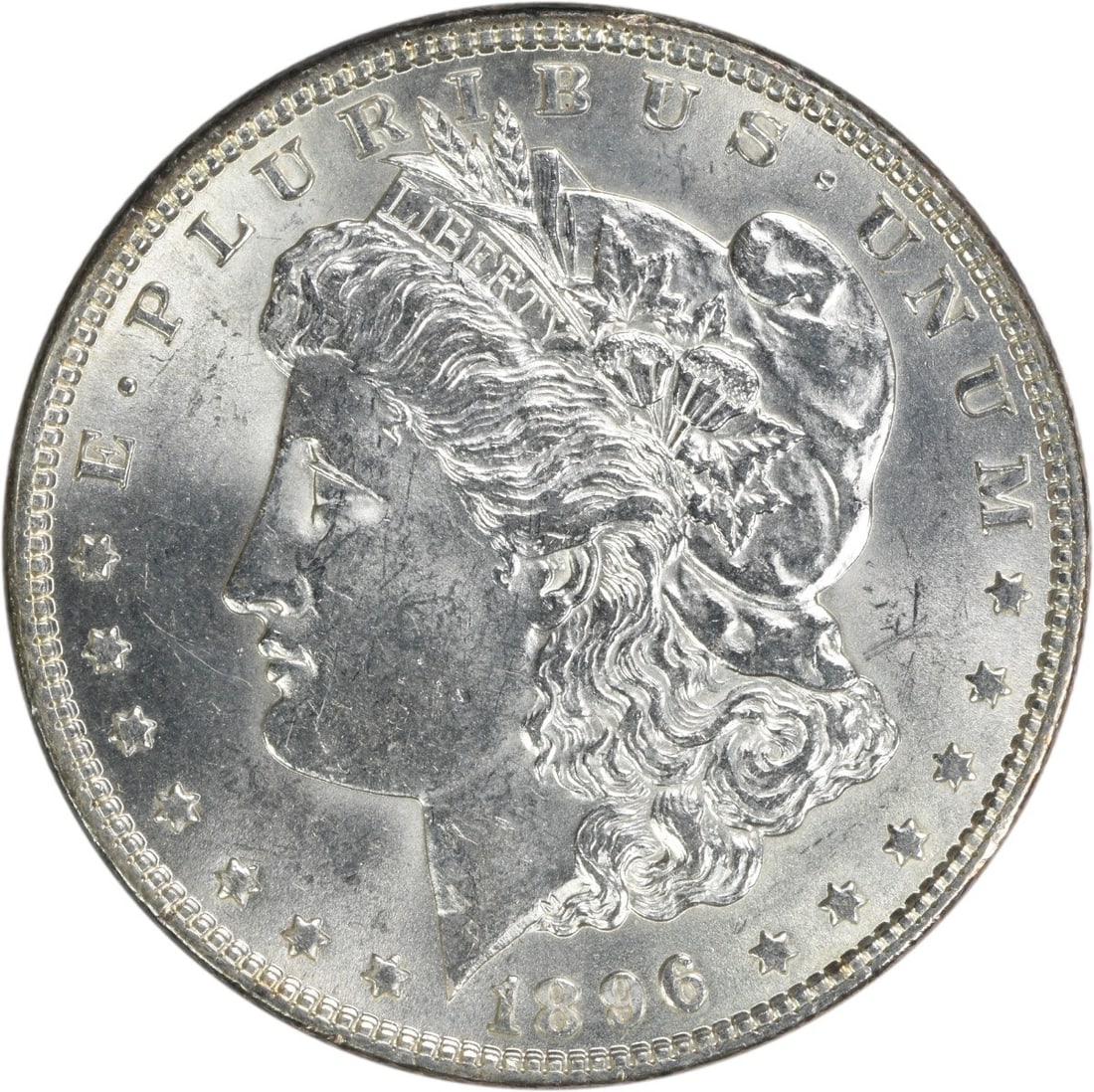 1896 Morgan Silver Dollar Uncertified Brilliant Uncirculated Coin (1 of 2)