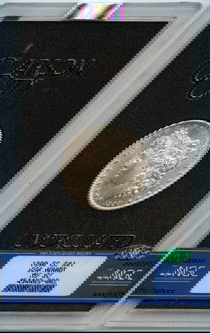 GSA Hoard 1890-CC Carson City Morgan Silver Dollar NGC MS62 CAC: GSA Hoard 1890-CC Carson City Morgan Silver Dollar NGC MS62 CAC This 1890-CC Morgan Dollar is part of the GSA Hoard and has been graded MS62 by NGC with a CAC designation. It was minted in Carson City