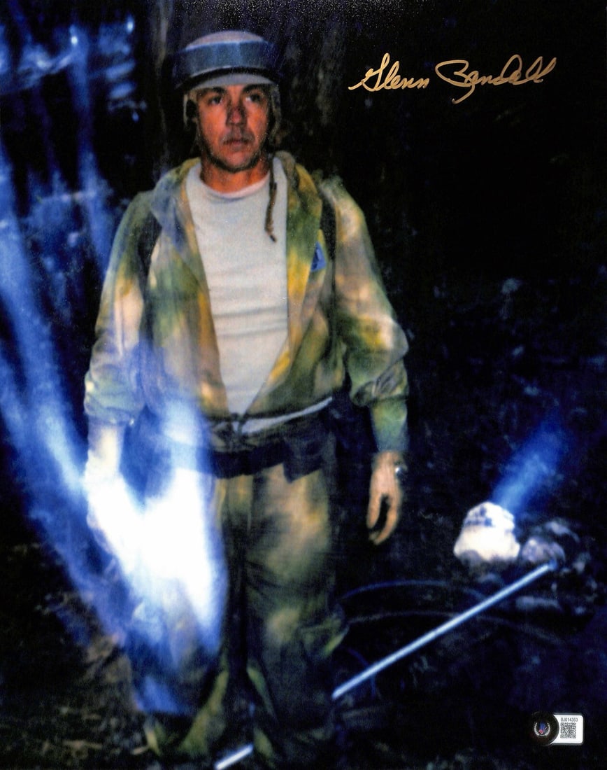 Glenn Randall Signed 11x14 Star Wars Photo Endor Rebel Soldier Beckett Authenticated: Glenn Randall Signed 11x14 Star Wars Photo Endor Rebel Soldier Beckett Authenticated Elevate your Star Wars memorabilia collection with this remarkable 11x14 photograph signed by Glenn Randall, a reno