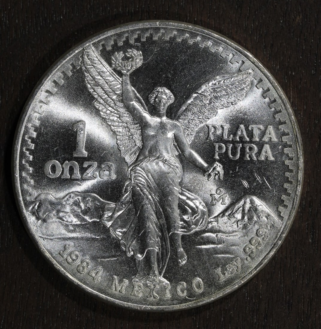1984 Mexican Mint 1 oz .999 Silver Libertad Coin BU (1 of 2)