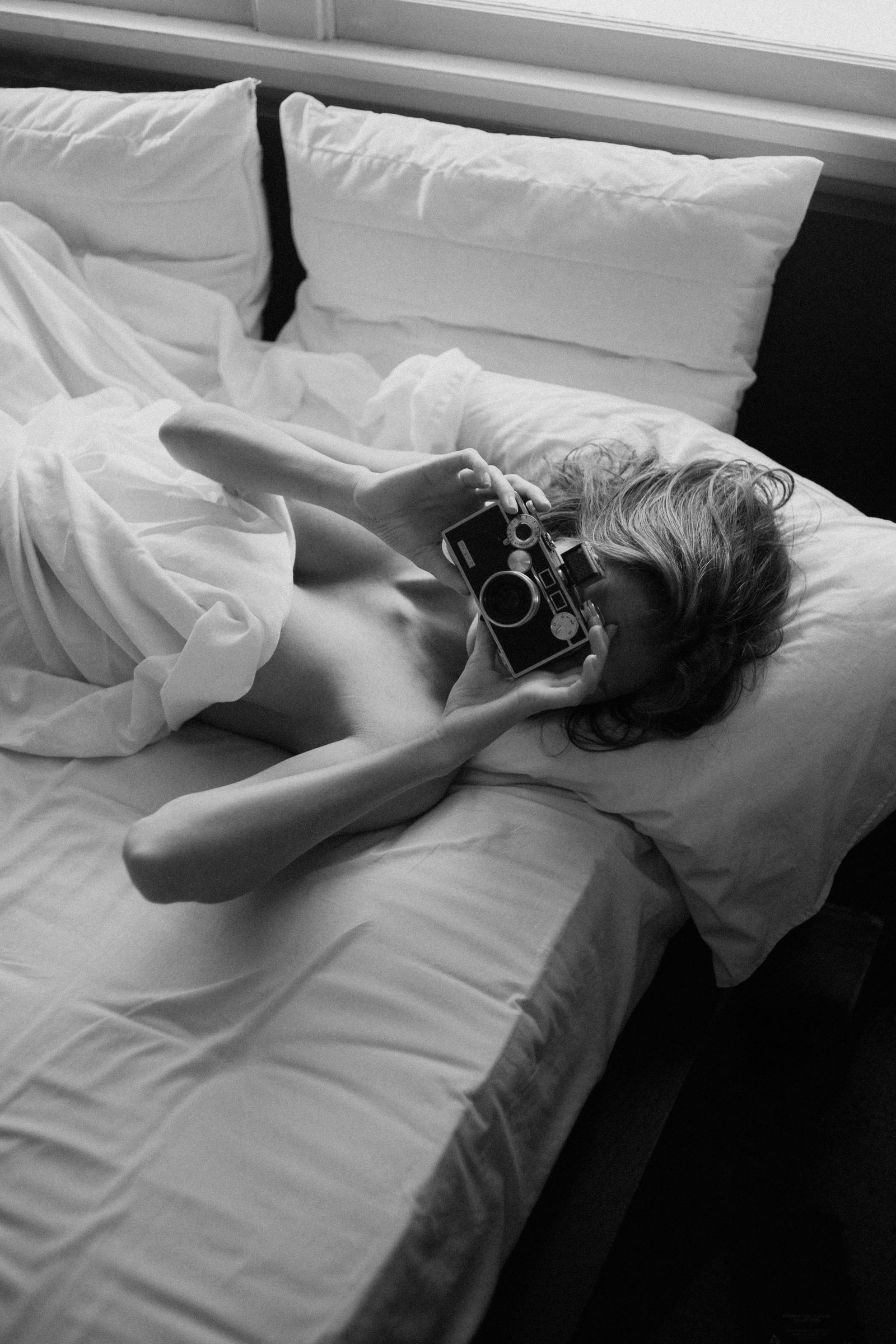 Darling Black & White Photography 45 x 30 Ed. 2/7 by Larsen Sotelo with COA: Darling Black & White Photography 45 x 30 Ed. 2/7 by Larsen Sotelo with COA Experience the captivating allure of "Darling," a stunning black and white photography piece created by Larsen Sotelo in 201