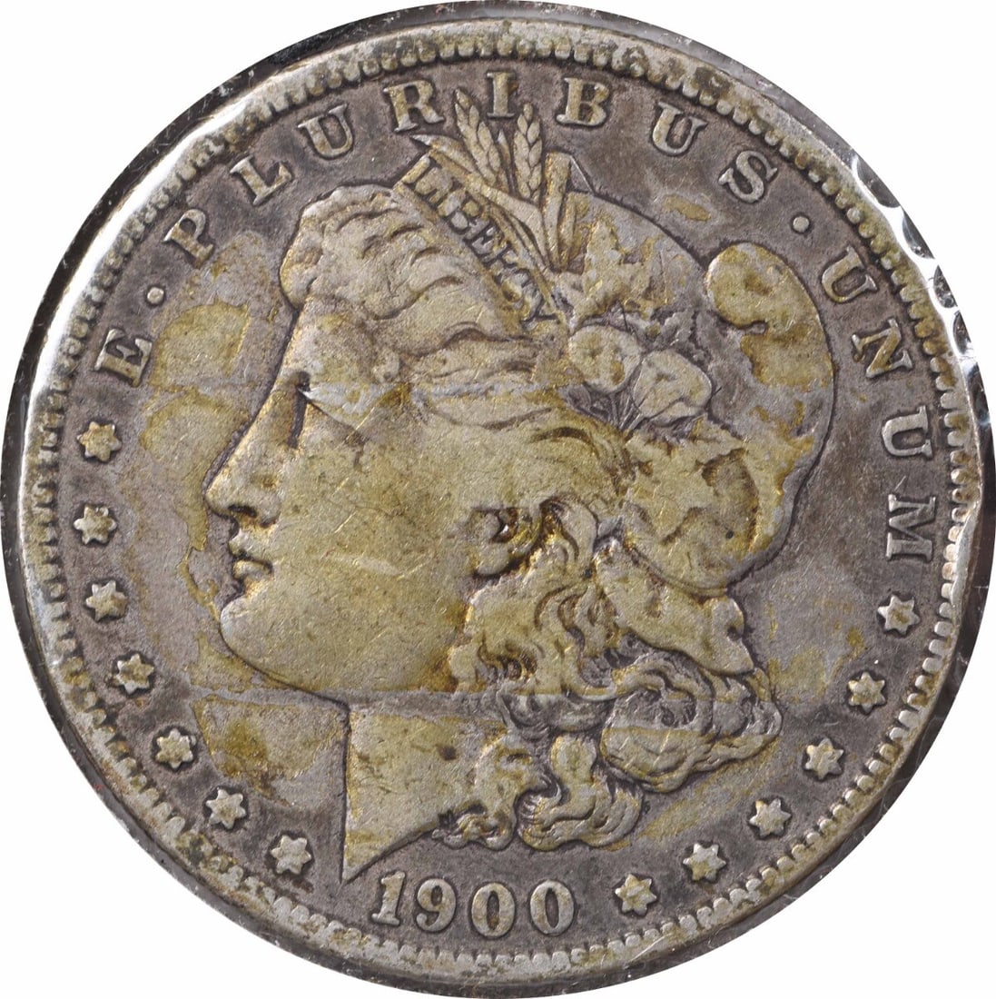 1900-O Morgan Silver Dollar Coin by George T. Morgan: 1900-O Morgan Silver Dollar Coin by George T. Morgan This 1900-O/CC Morgan Silver Dollar features a design by George T. Morgan and is a notable piece of American numismatic history. The coin has a com