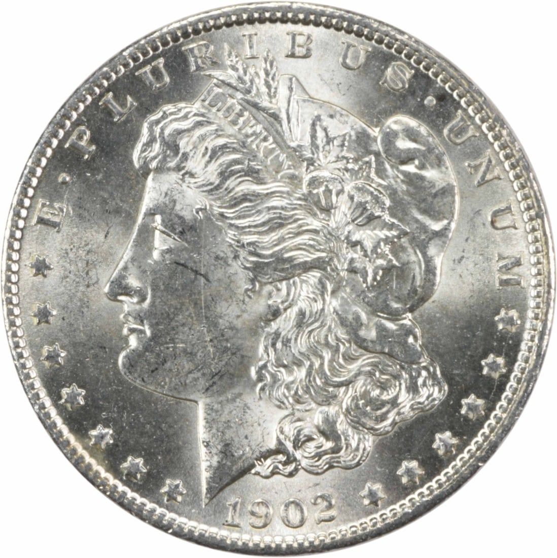 1902 Morgan Silver Dollar Choice BU Uncertified Silver Coin (1 of 2)