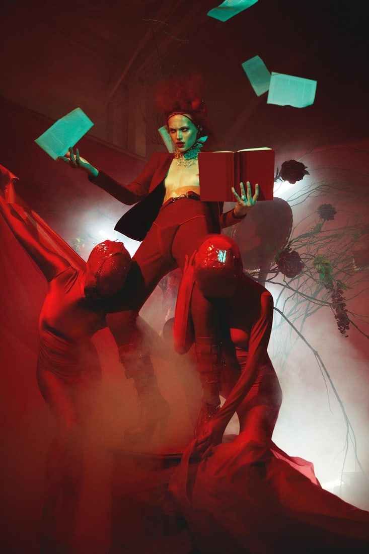 Brian Ziff In the Howling Storm Photography Edition of 5 30 x 20 Inch Framed Giclee Print: Brian Ziff In the Howling Storm Photography Edition of 5 30 x 20 Inch Framed Giclee Print Experience the captivating power of color with "In the Howling Storm," a stunning surrealist photography piece