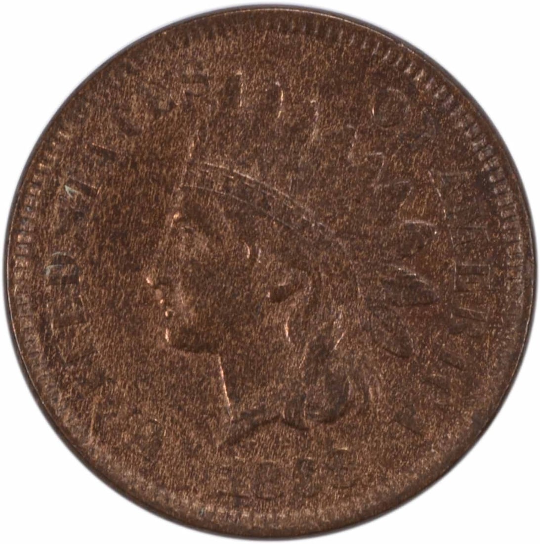 1868 Indian Head Cent AU Copper Uncertified Coin Km 90a (1 of 2)
