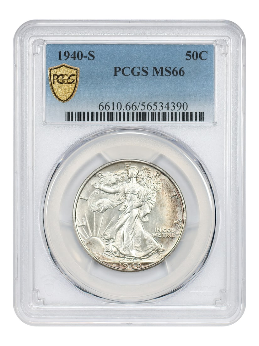 PCGS MS66 Walking Liberty 1940-S Half Dollar 50C Uncirculated (1 of 4)