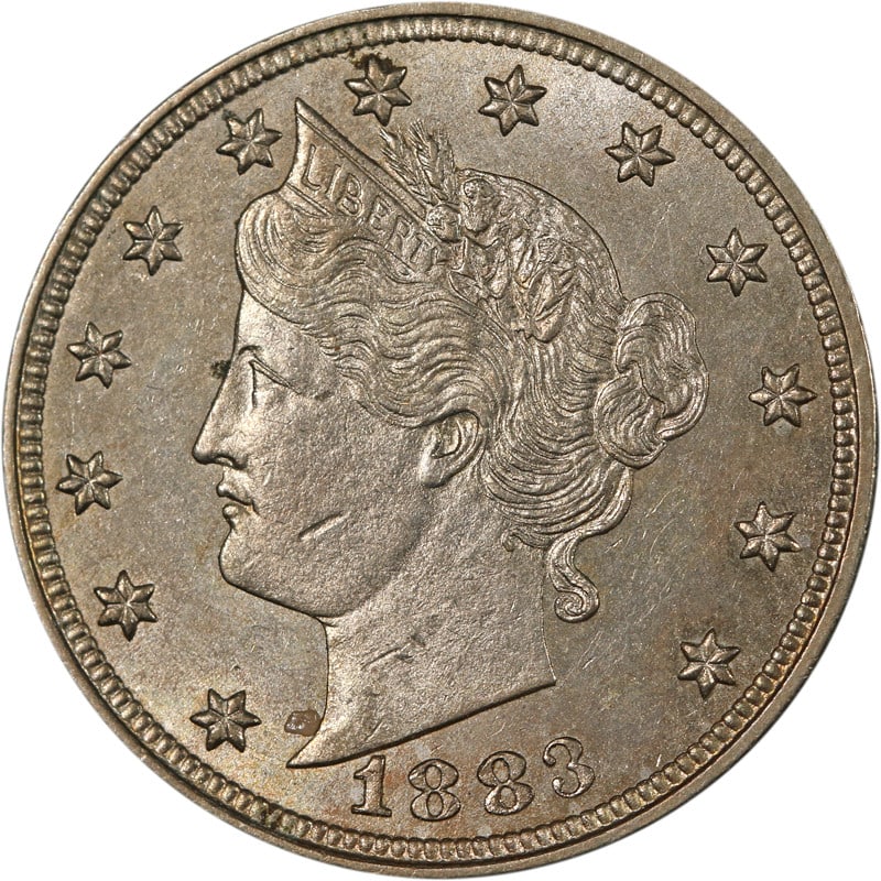 1883NC Liberty V Nickel Circulated Nickel Coin (1 of 2)