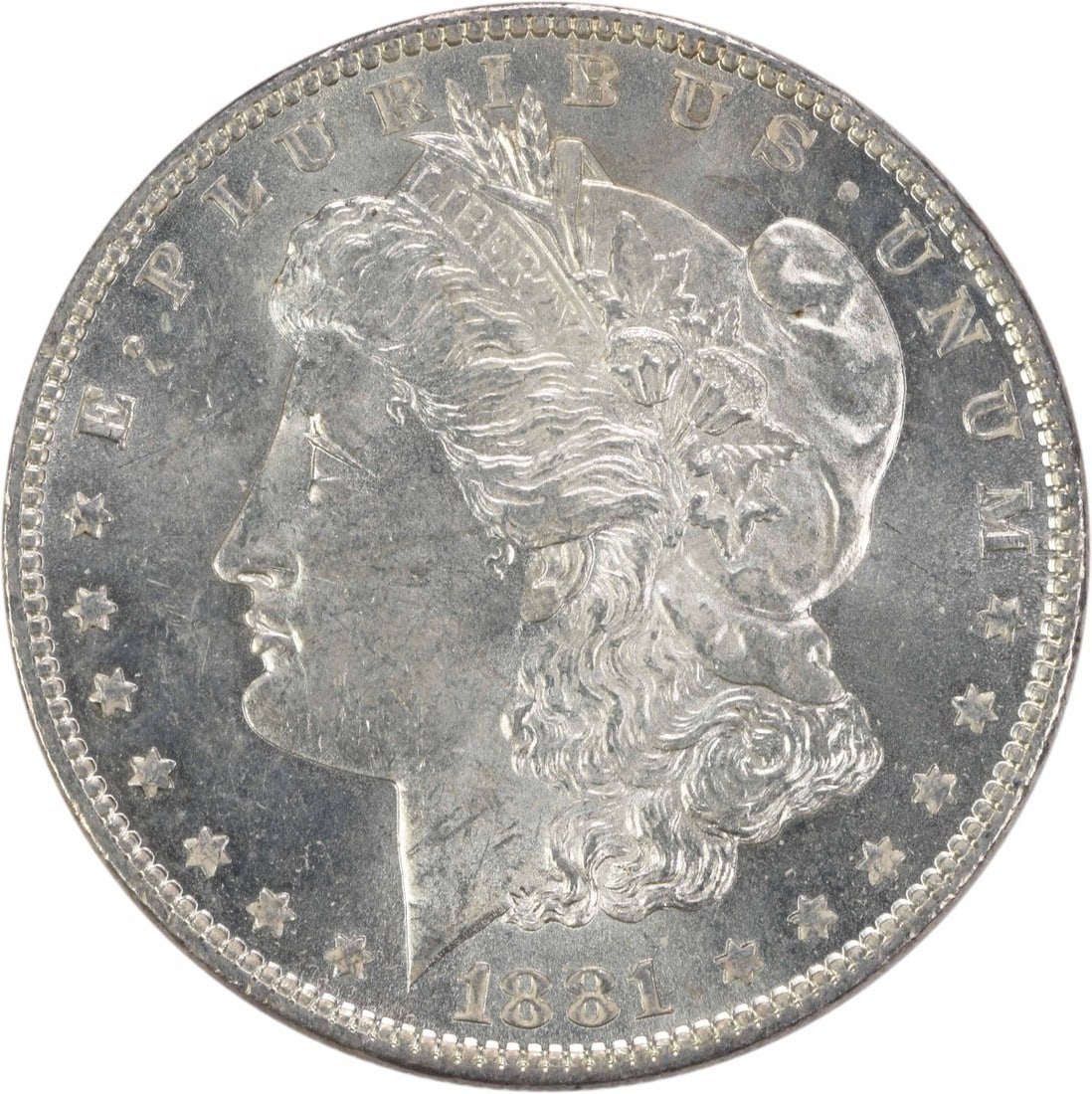 1881-O Morgan Silver Dollar Choice BU Uncertified Coin (1 of 2)