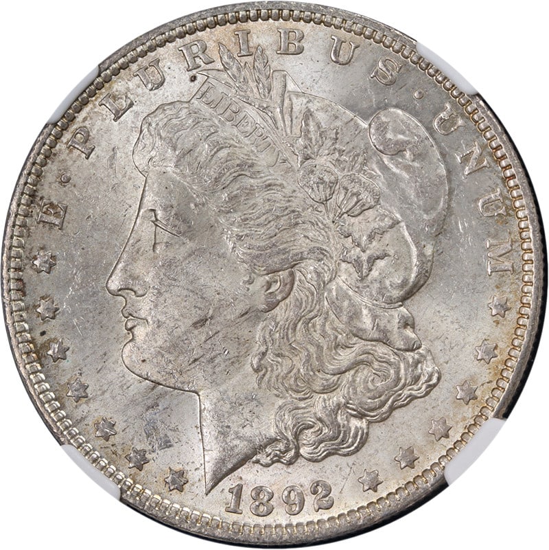 1892-O Morgan Silver Dollar NGC MS63 Uncirculated Silver Coin (1 of 4)