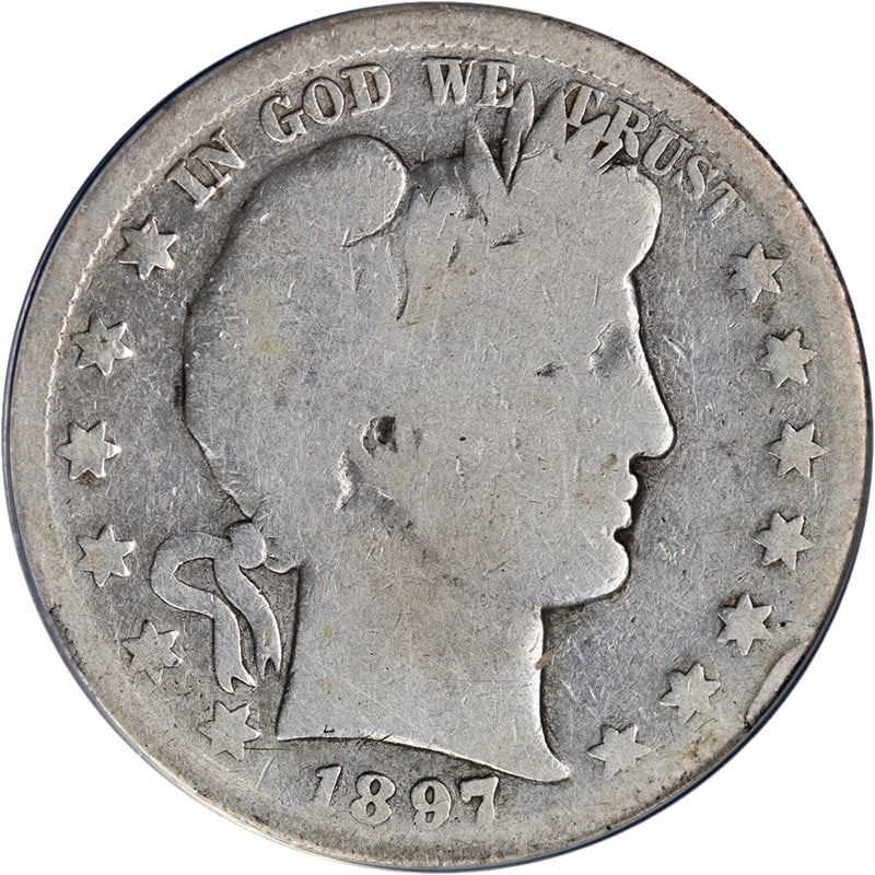 ANACS FR2 Details 1897-S Silver Barber Half Dollar Key Date Coin: ANACS FR2 Details 1897-S Silver Barber Half Dollar Key Date Coin This 1897-S Barber Half Dollar is graded FR2 Details by ANACS. Struck at the San Francisco Mint, it is a circulated coin composed of 90