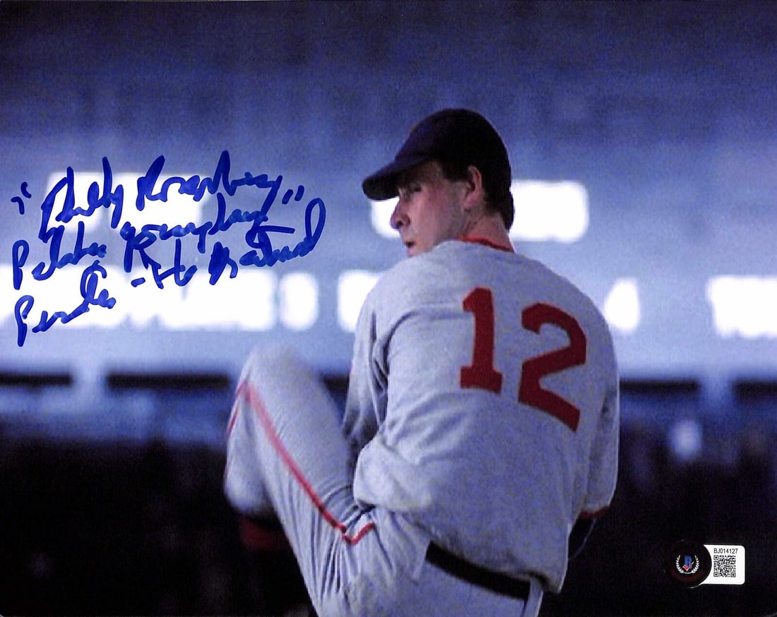 Phillip Rosenberg Signed 8x10 Photo Inscribed The Natural Beckett Certified: Phillip Rosenberg Signed 8x10 Photo Inscribed The Natural Beckett Certified This autographed 8x10 photograph features Phillip Rosenberg, known for his role as "Pitcher Youngberry" in the film The