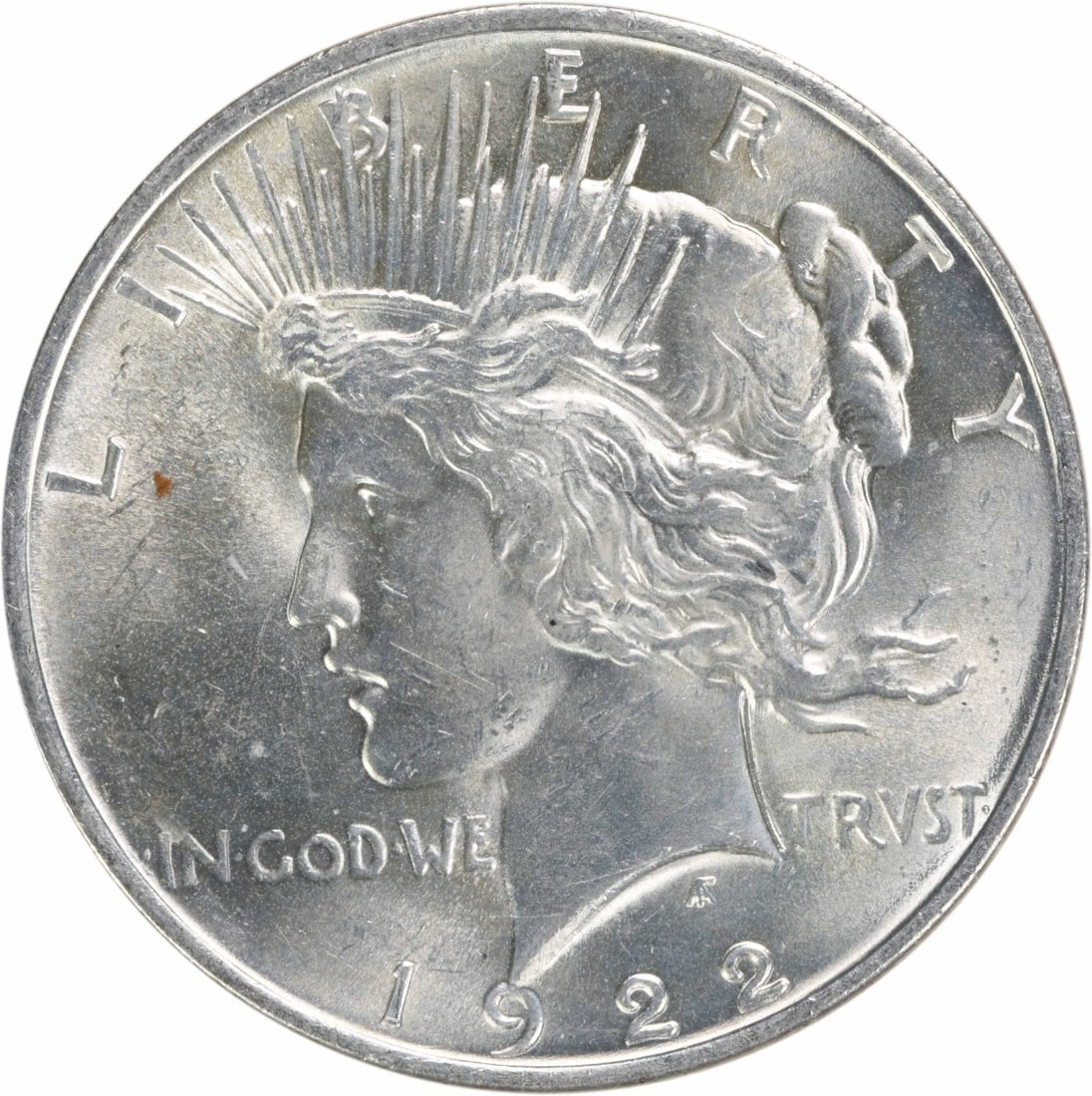 1922 Peace Silver Dollar Choice BU Uncertified Coin (1 of 2)