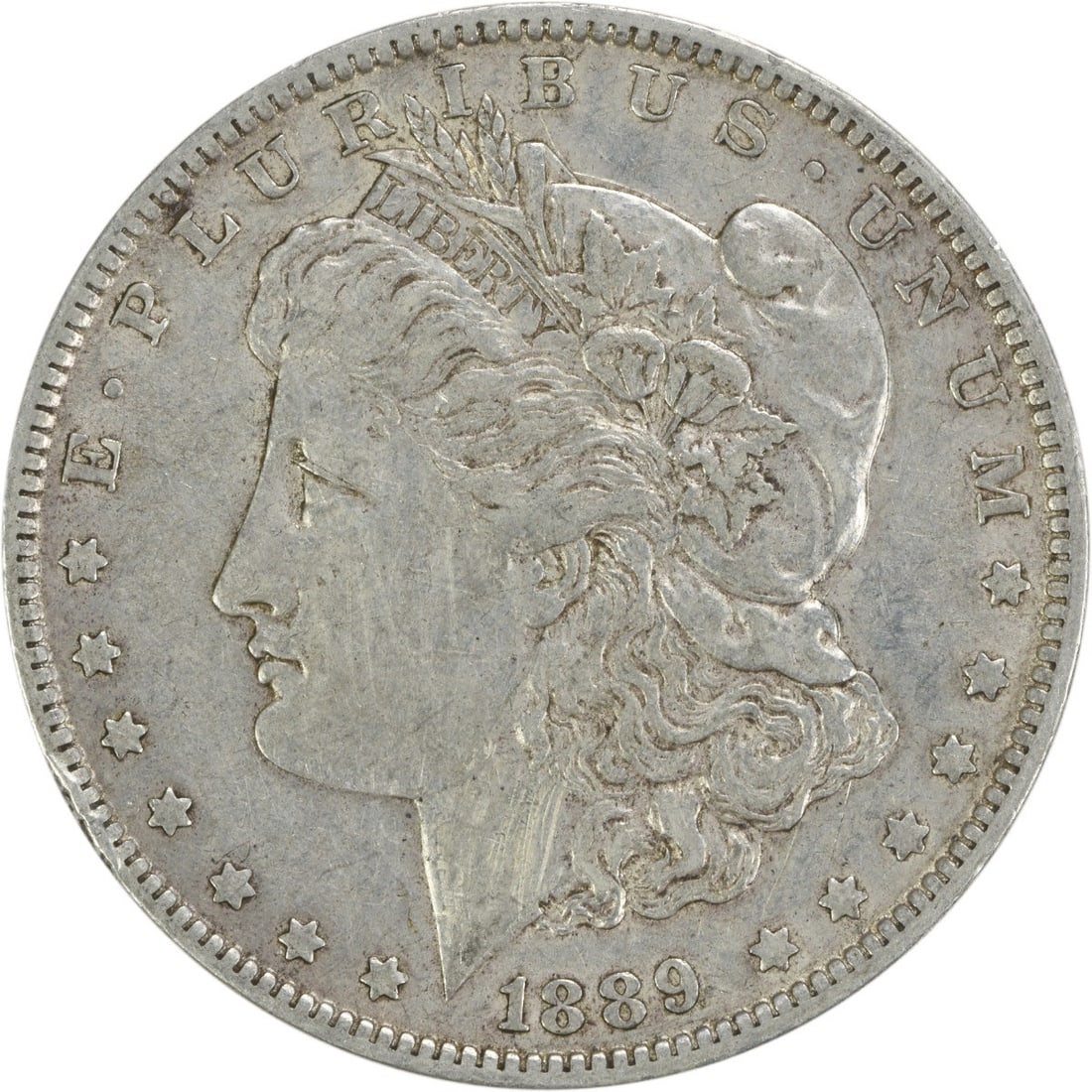 1889-O Morgan Silver Dollar 90% Silver EF Uncertified Coin (1 of 2)