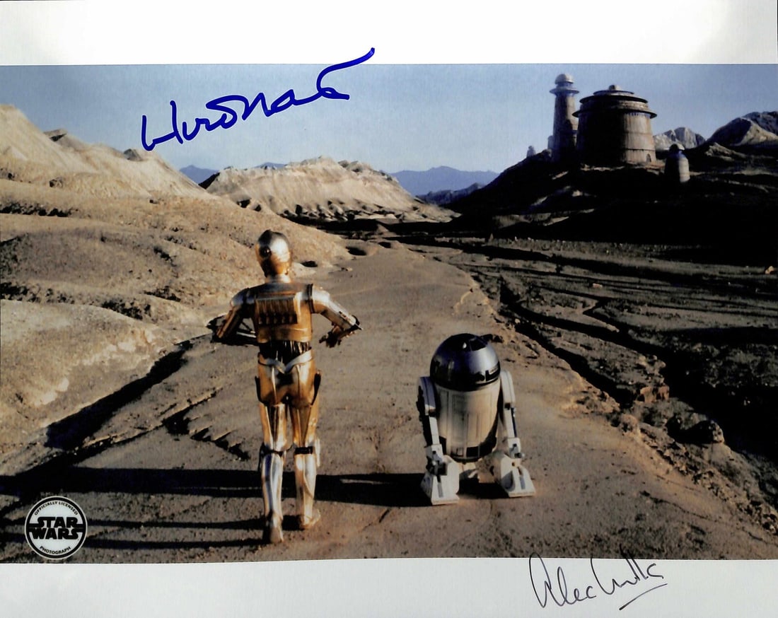 8x10 Star Wars ROTJ Photo Dual Signed by Alec Mills Hiro Narita Beckett Authenticated: 8x10 Star Wars ROTJ Photo Dual Signed by Alec Mills Hiro Narita Beckett Authenticated This is an autographed 8x10 color photograph from Star Wars: Return of the Jedi, featuring signatures from Hiro Na