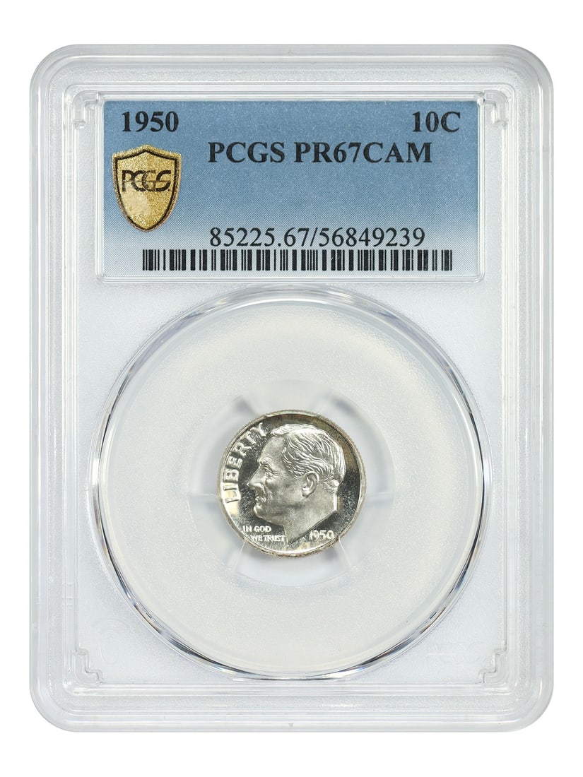 PCGS PR67CAM 1950 Roosevelt Dime Philadelphia Proof (1 of 4)