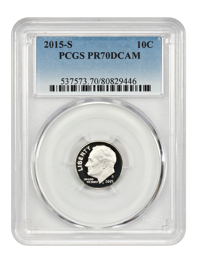 PCGS PR70DCAM 2015-S Roosevelt Dime Proof Coin (1 of 4)