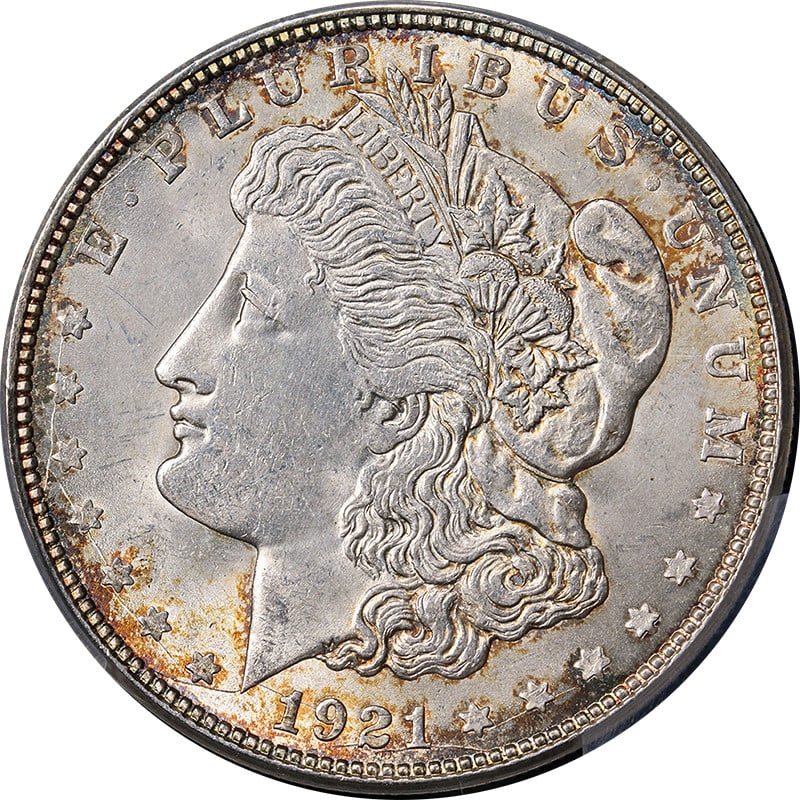 1921-D Morgan Silver Dollar PCGS MS64 Uncirculated Silver Coin (1 of 4)