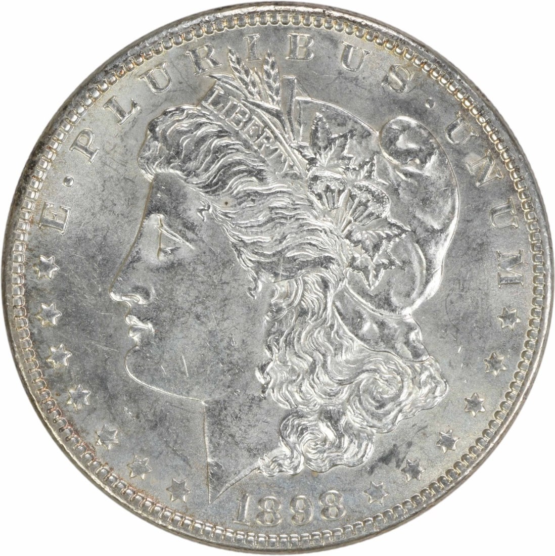 1898 Morgan Silver Dollar BU Uncertified Silver Coin (1 of 2)