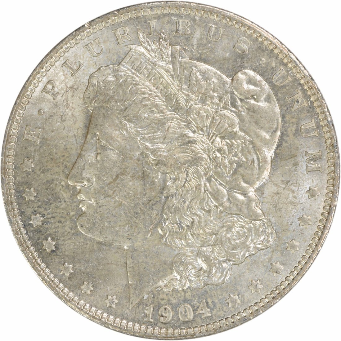 1904-O Morgan Silver Dollar Uncertified BU Silver Coin (1 of 2)