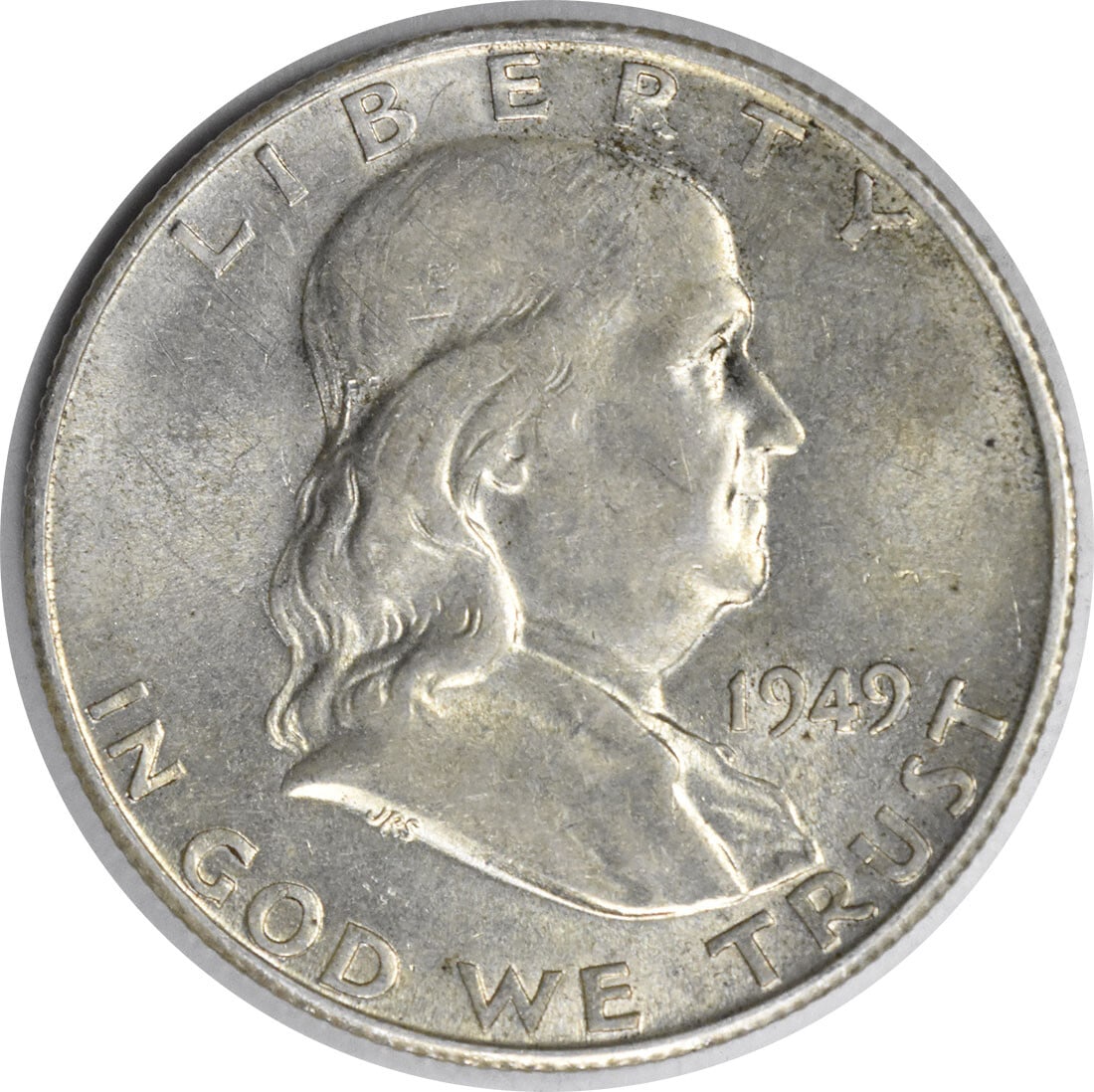 1949 San Francisco Franklin Half Dollar 90 Percent Silver AU Uncertified (1 of 2)