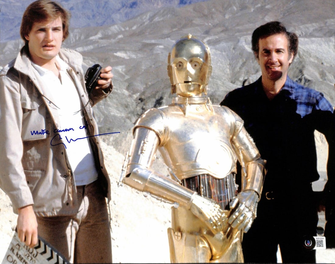 Craig Barron Signed 11x14 Star Wars Return of the Jedi Matte Photo Beckett Authenticated: Craig Barron Signed 11x14 Star Wars Return of the Jedi Matte Photo Beckett Authenticated This is an original 11x14 photograph signed by Craig Barron, who worked in the Matte Department at ILM for Star