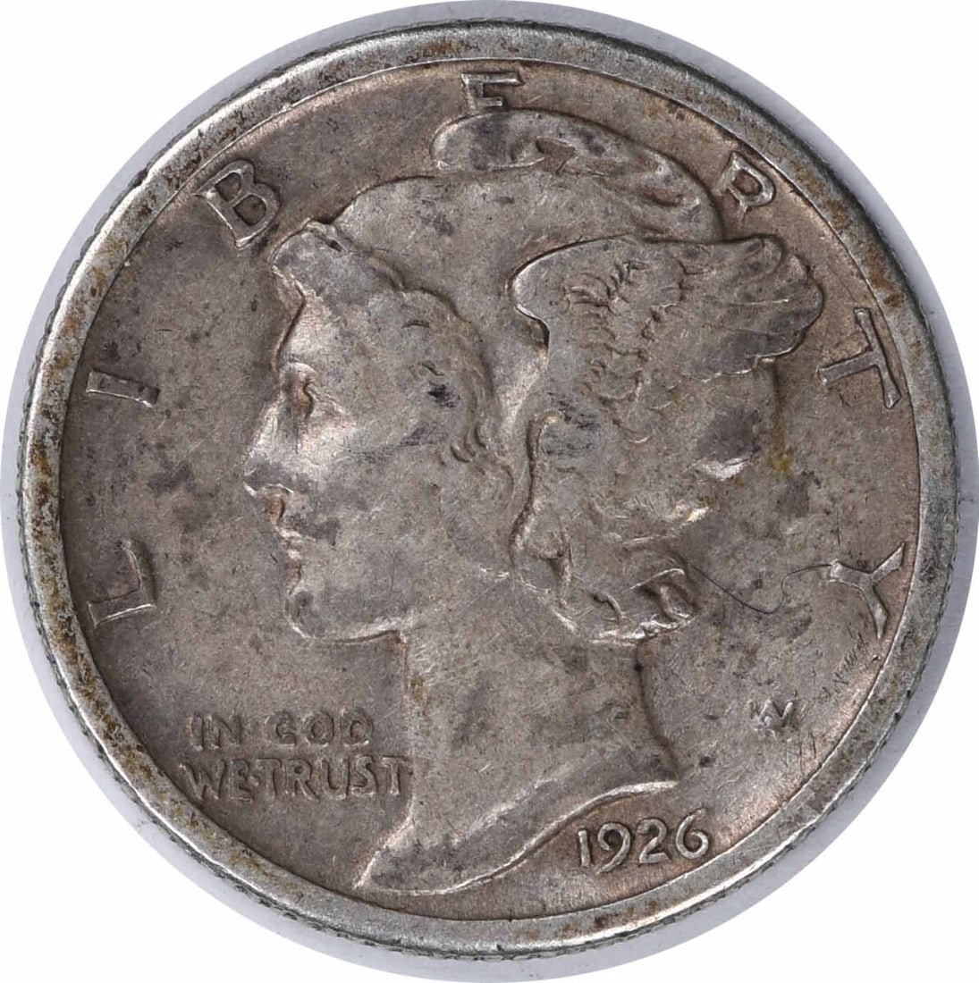1926-S Mercury Dime 90% Silver XF by Weinman Uncertified (1 of 2)