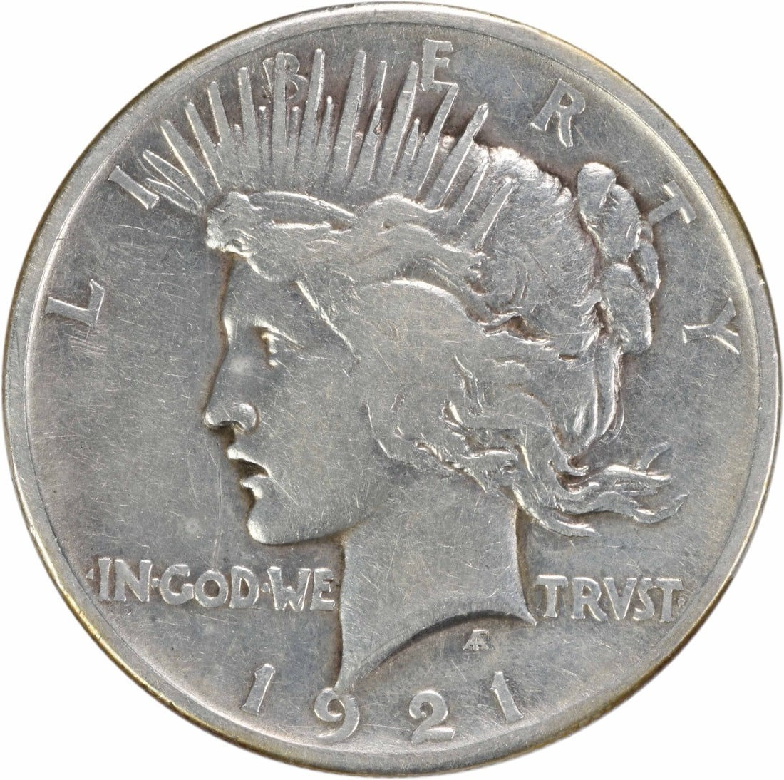 1921 Peace Silver Dollar Coin F Uncertified Philadelphia (1 of 2)