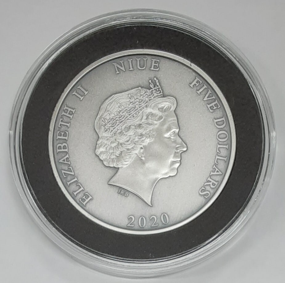 Boxing Theme 2020 Niue $5 2 Oz .999 Silver Coin With Capsule and COA (1 of 3)