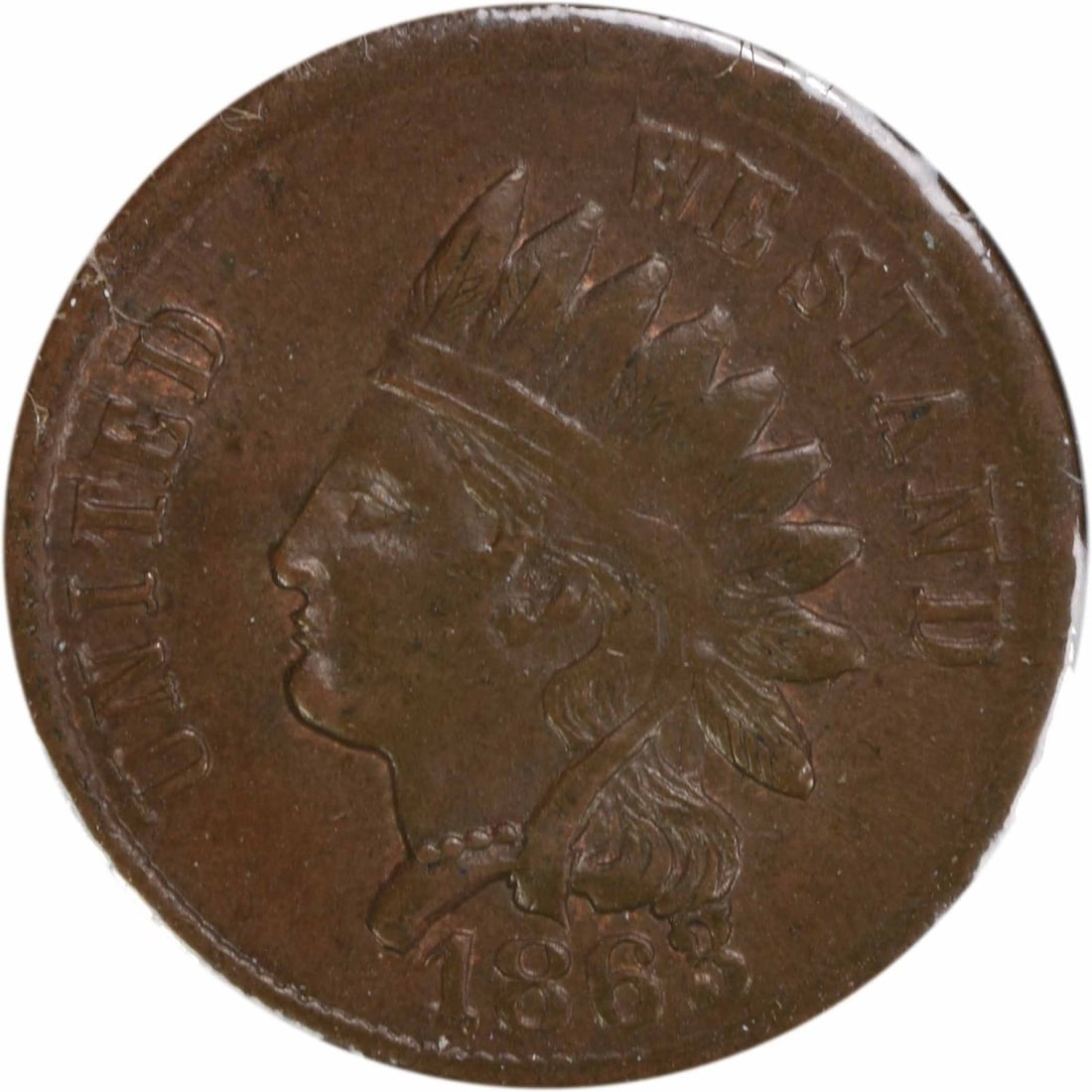 NYBroas Pie Baker 1863 Civil War Token Store Card NY-630-M 1060 United States (1 of 2)