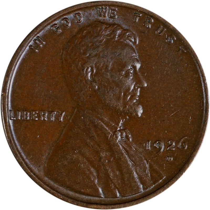 1926 Denver Mint Lincoln Copper Cent Circulated US Coin: 1926 Denver Mint Lincoln Copper Cent Circulated US Coin This is a 1926-D Lincoln Cent from the Denver Mint. The coin is circulated and made from copper. It originates from the United States and is pre
