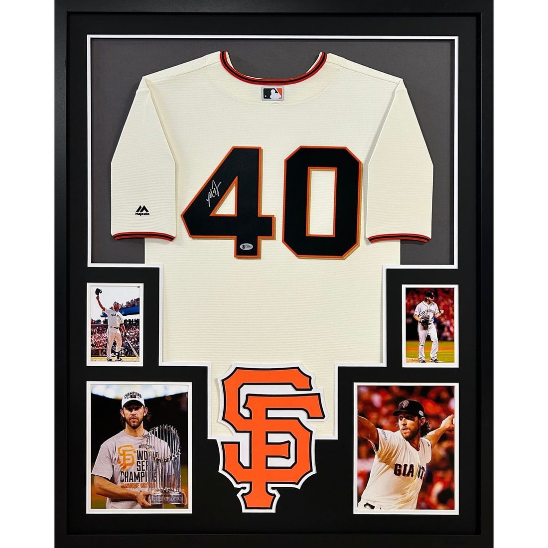 Madison Bumgarner Signed Framed Jersey PSA/DNA Authentic San Francisco Giants: Madison Bumgarner Signed Framed Jersey PSA/DNA Authentic San Francisco Giants This is an autographed Madison Bumgarner framed jersey, showcasing the legendary pitcher's affiliation with the Giants. Au