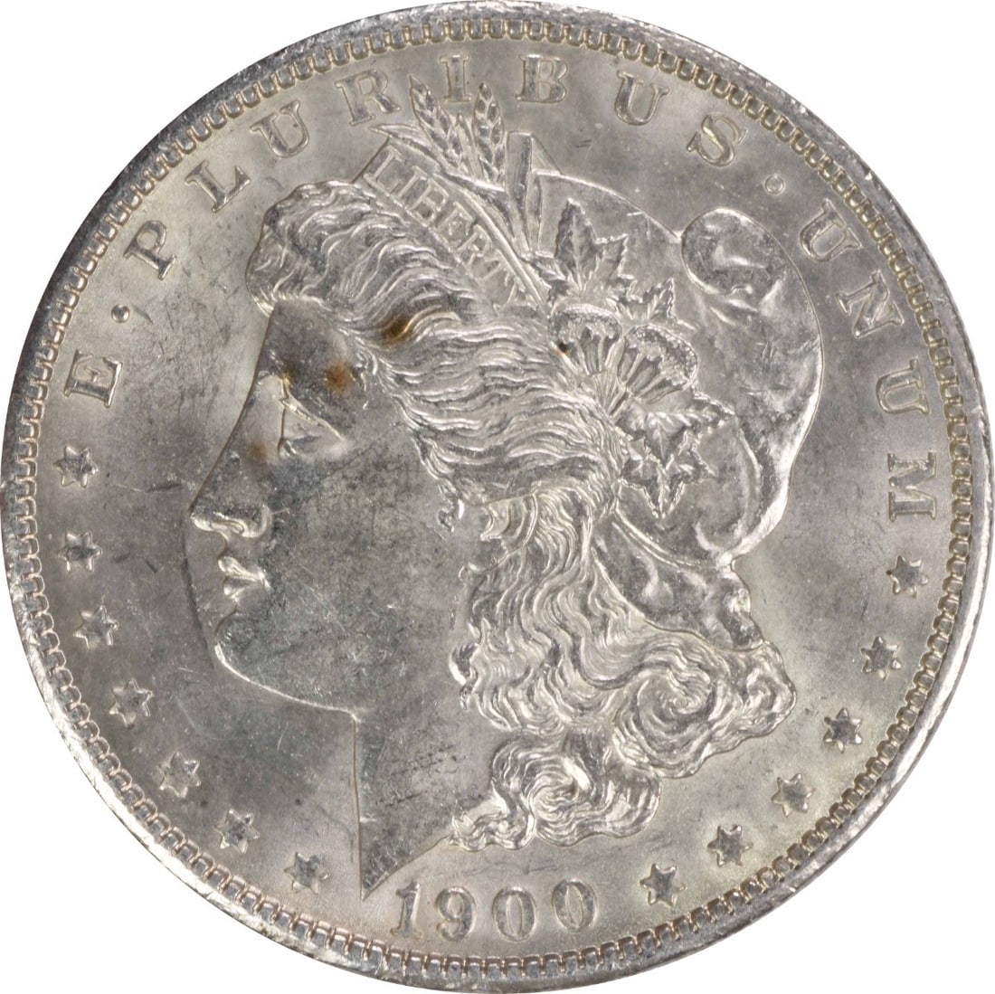 1900 Morgan Silver Dollar AU Uncertified 90% Silver Philadelphia Coin: 1900 Morgan Silver Dollar AU Uncertified 90% Silver Philadelphia Coin This 1900 Morgan Silver Dollar is a noteworthy addition for collectors. It features a beautiful design by George T. Morgan and is