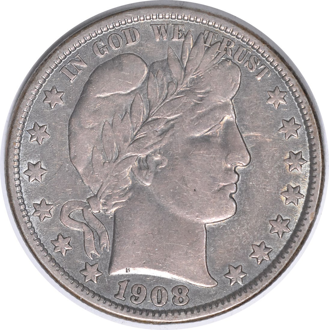 1908-O Barber Half Dollar 50C Silver Coin Uncertified (1 of 2)