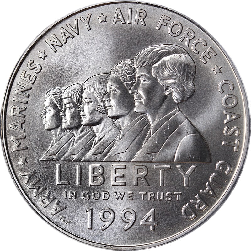 PCGS MS69 1994 Women Veterans Silver Dollar Jessica Lynch Signed American Heroes: PCGS MS69 1994 Women Veterans Silver Dollar Jessica Lynch Signed American Heroes This 1994 Women Veterans Commemorative Silver Dollar is an un-used coin certified by PCGS with a grade of MS69. It feat