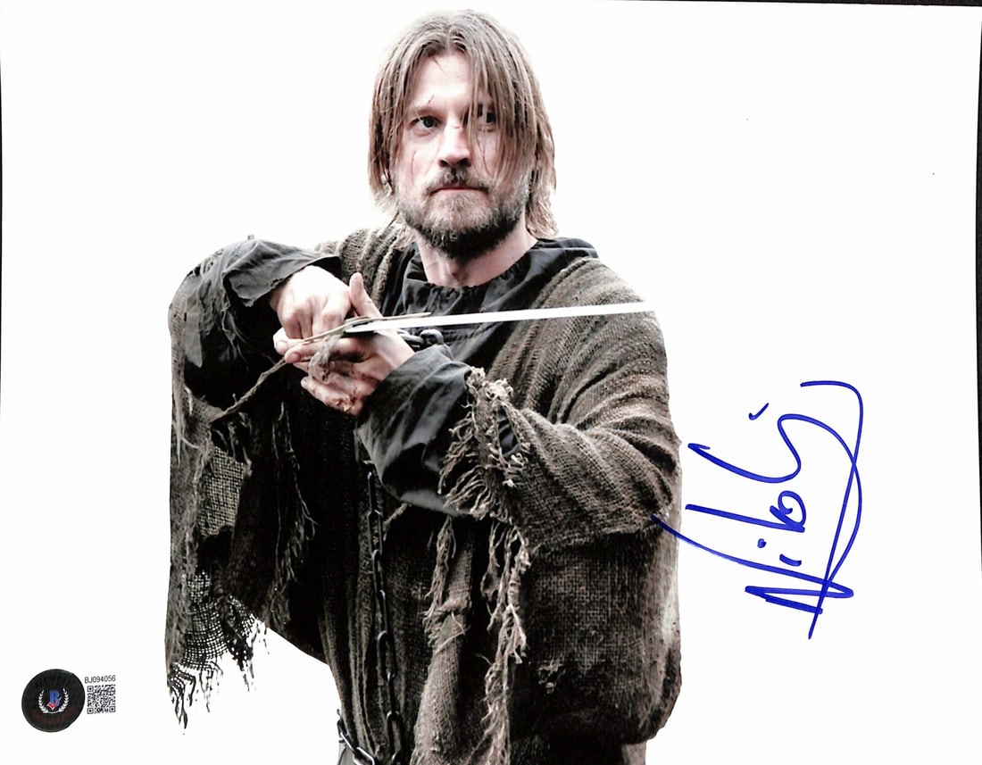 8x10 Beckett Authenticated Photo Signed by Nikolaj Coster-Waldau as Jaime Lannister: 8x10 Beckett Authenticated Photo Signed by Nikolaj Coster-Waldau as Jaime Lannister This 8x10 color photograph features Nikolaj Coster-Waldau as Jaime Lannister from the television series Game of Thro
