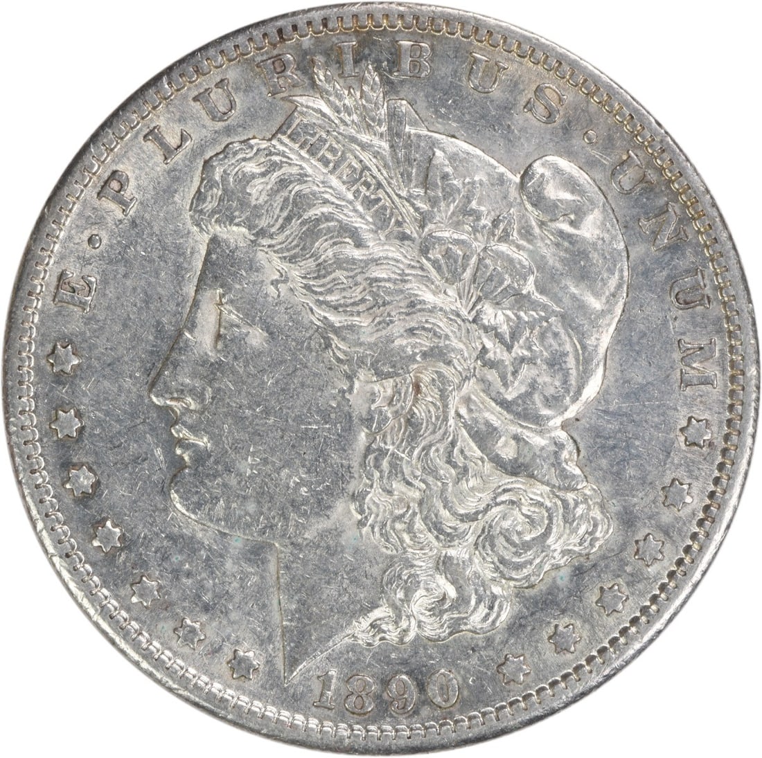 1890-S Morgan Silver Dollar EF Silver Coin San Francisco: 1890-S Morgan Silver Dollar EF Silver Coin San Francisco This 1890-S Morgan Silver Dollar is a remarkable piece of numismatic history, featuring a classic design by George T. Morgan. Struck in San Fra